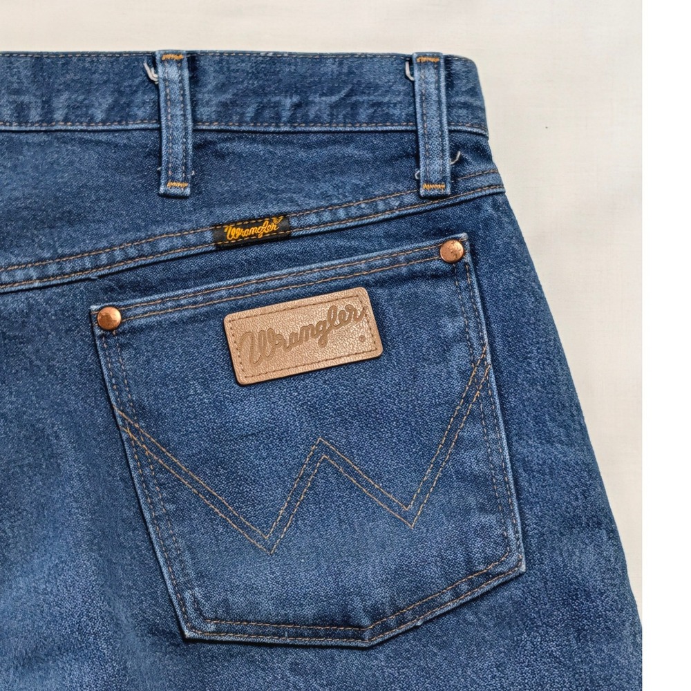 Wrangler 13MWZPW Cowboy Cut Original Fit Jeans Indigo Blue Mens 38x34
